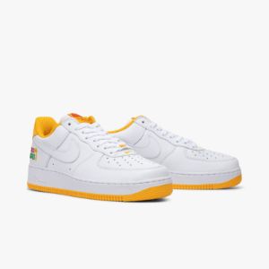 Nike Air Force 1 Low Retro QS White / White - University Gold sold by Livestock
