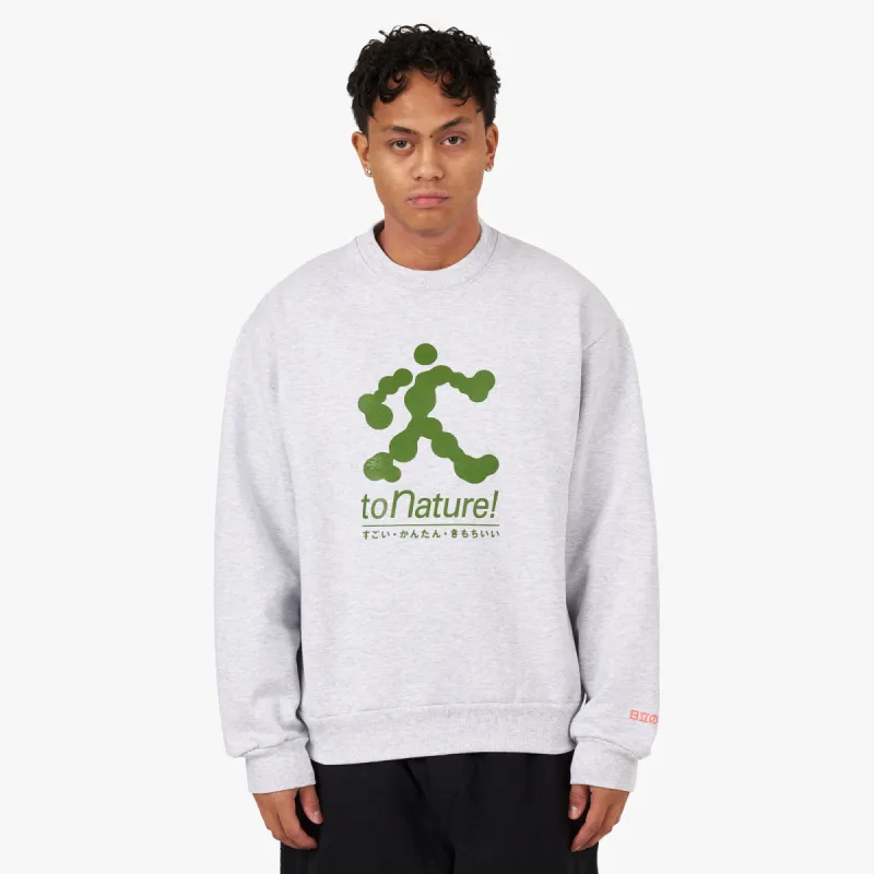 b.Eautiful to Nature! Crewneck Heather / Green sold by Livestock