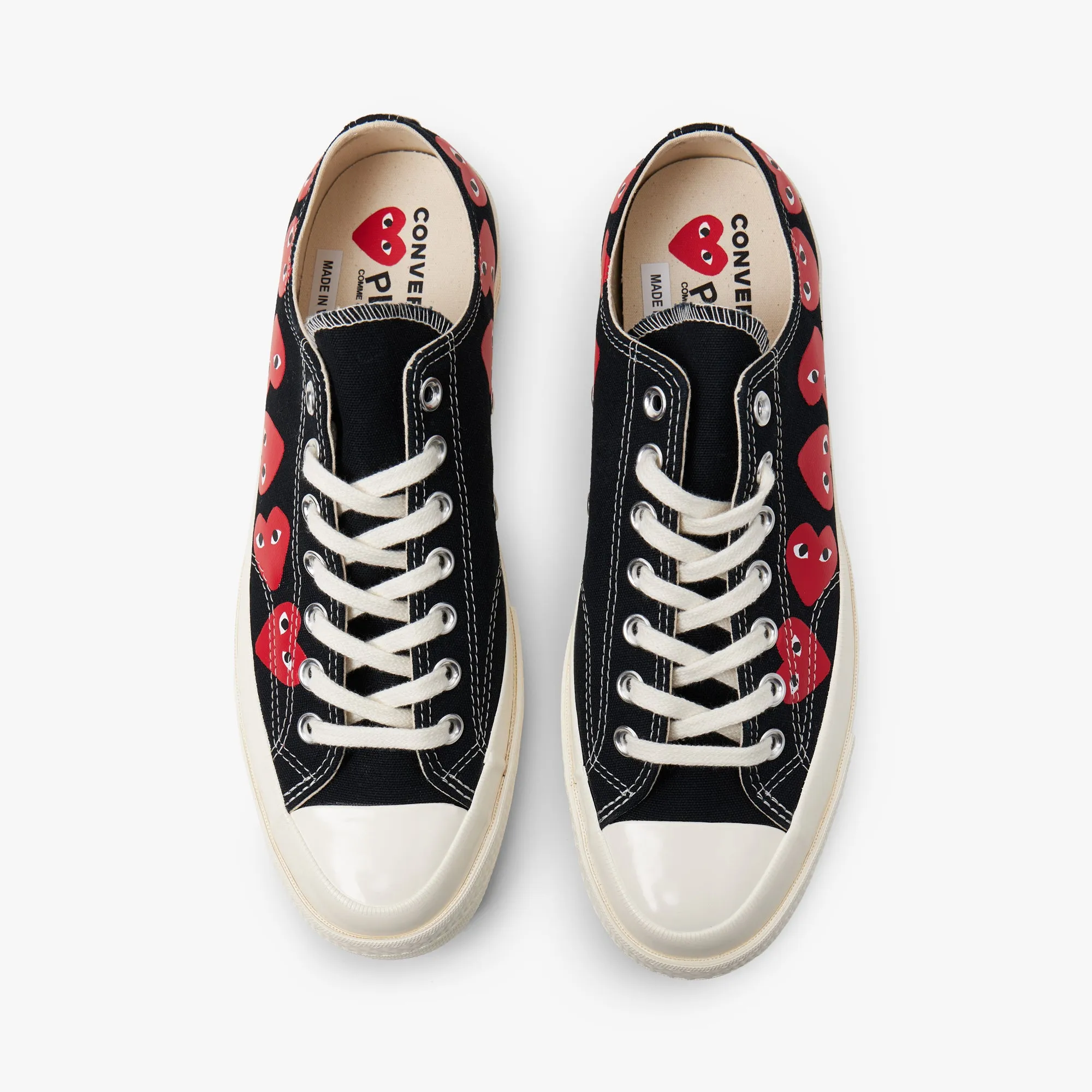 Converse x COMME des GARÇONS PLAY Chuck Taylor Ox / Multi Heart Black sold by Livestock product image thumbnail 5