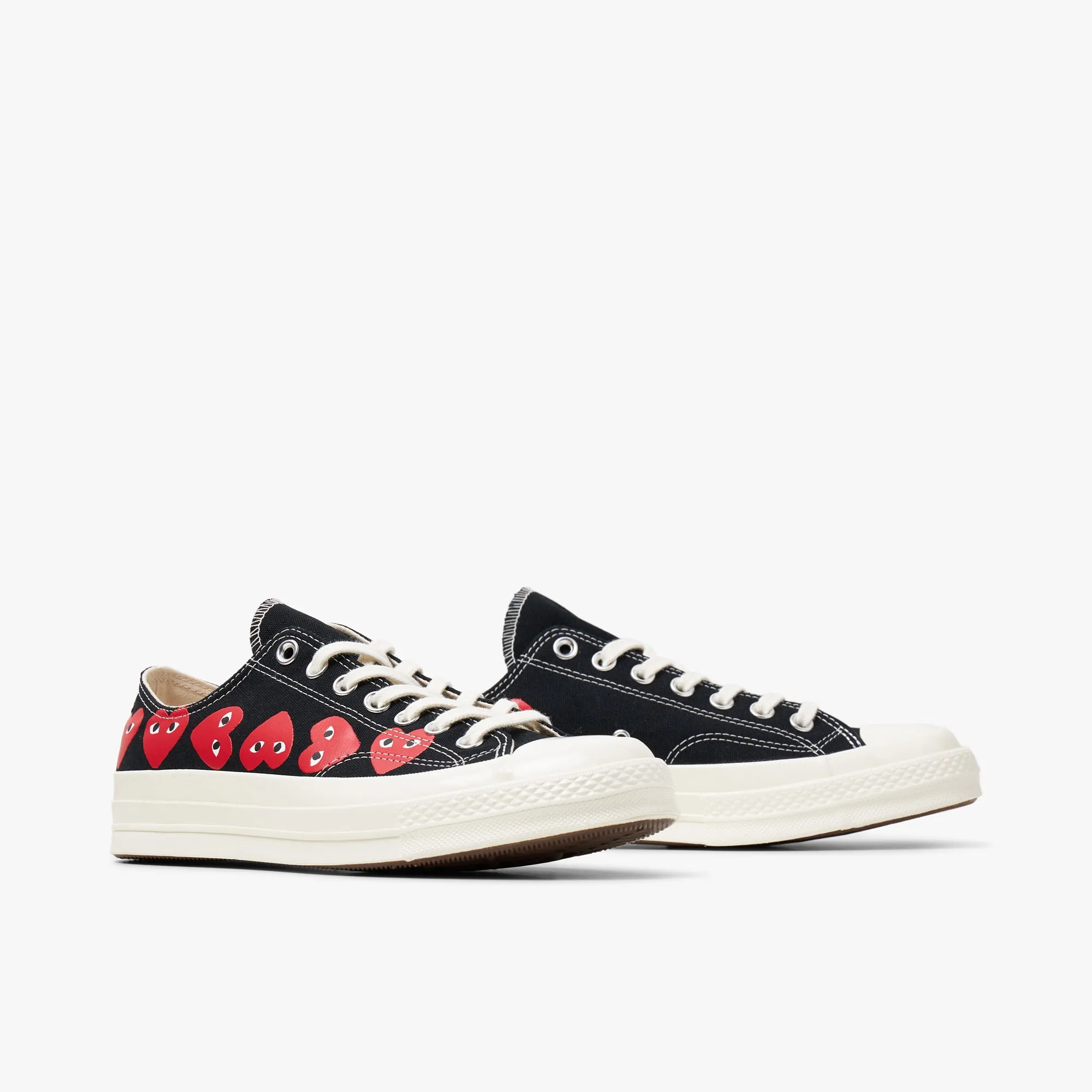 Converse x COMME des GARÇONS PLAY Chuck Taylor Ox / Multi Heart Black sold by Livestock product image thumbnail 3
