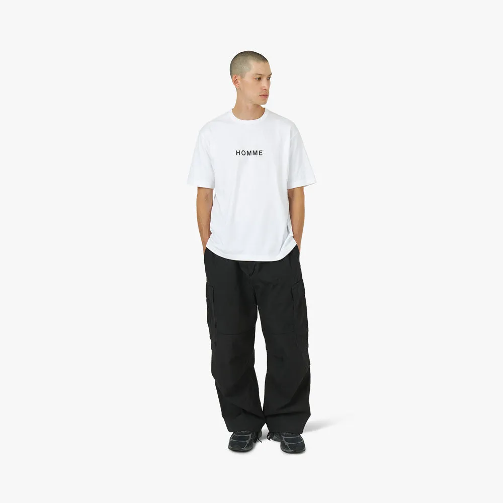 COMME des GARÇONS HOMME Stitch Jersey T-shirt / White sold by Livestock product image thumbnail 5