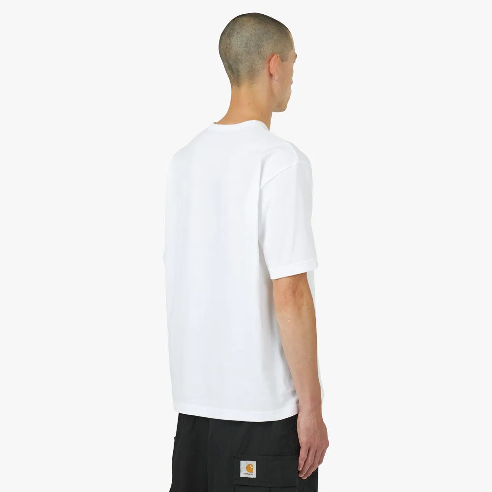 COMME des GARÇONS HOMME Stitch Jersey T-shirt / White sold by Livestock product image thumbnail 3