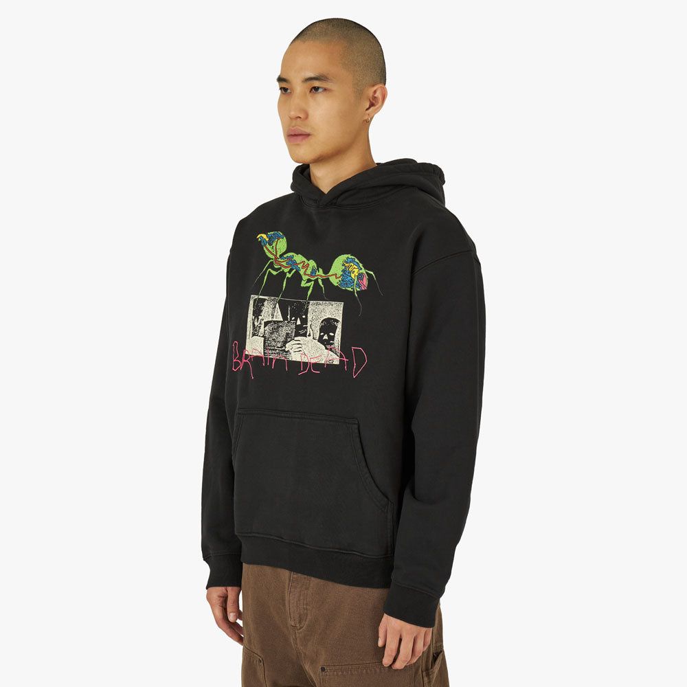 Brain Dead Ant War Pullover Hoodie / Black sold by Livestock product image thumbnail 3