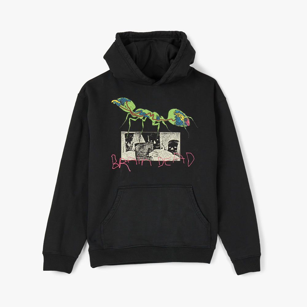 Brain Dead Ant War Pullover Hoodie / Black sold by Livestock product image thumbnail 4