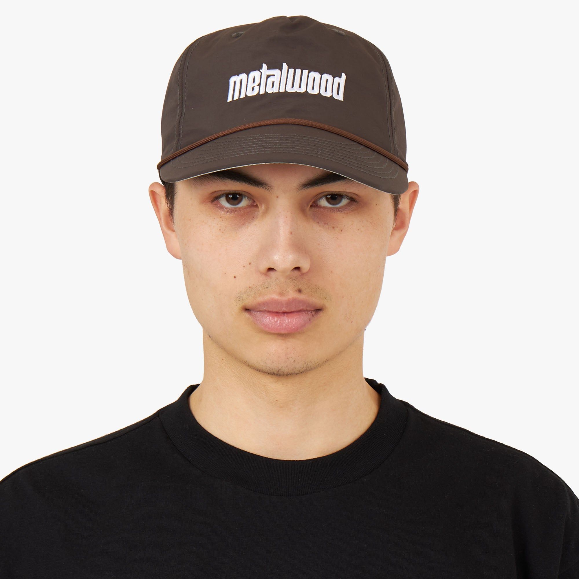 Metalwood Metal Logo 5-Panel Rope Hat / Chocolate sold by Livestock product image thumbnail 5