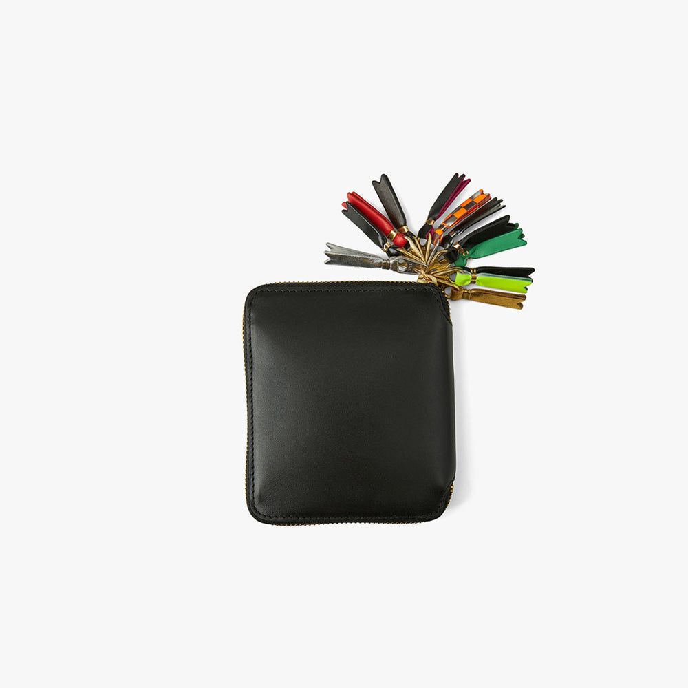 COMME des GARÇONS WALLET Half Zipper Pull Wallet / Black sold by Livestock product image thumbnail 3