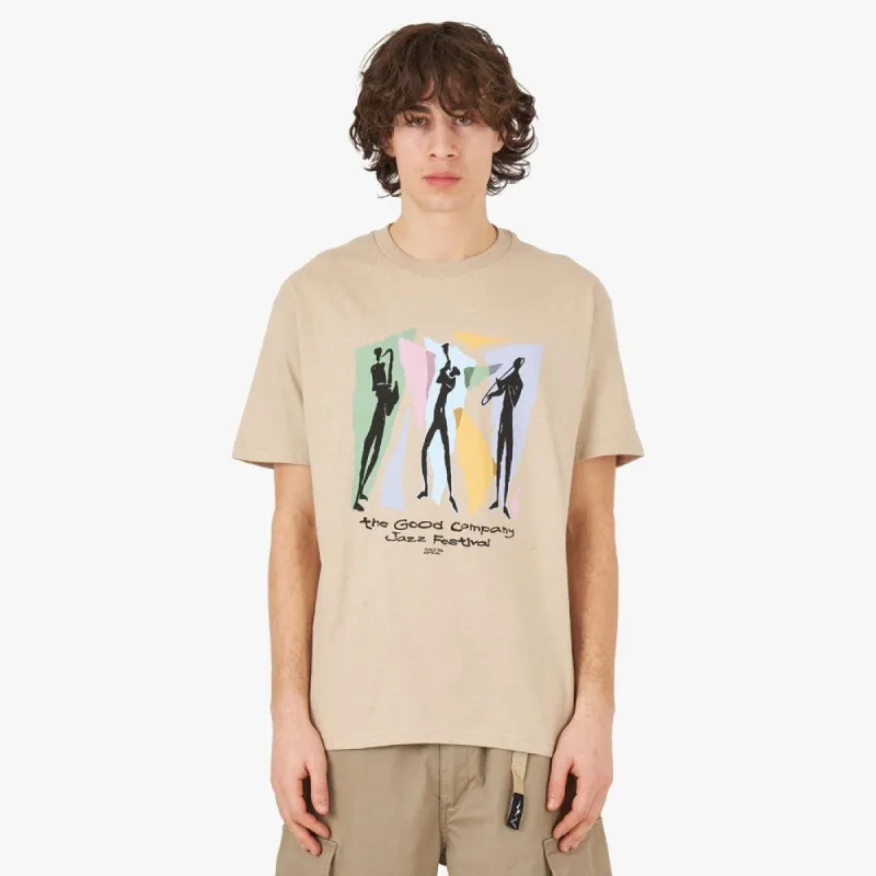 The Good Company Jazz Fest Tee / Tan sold by Livestock