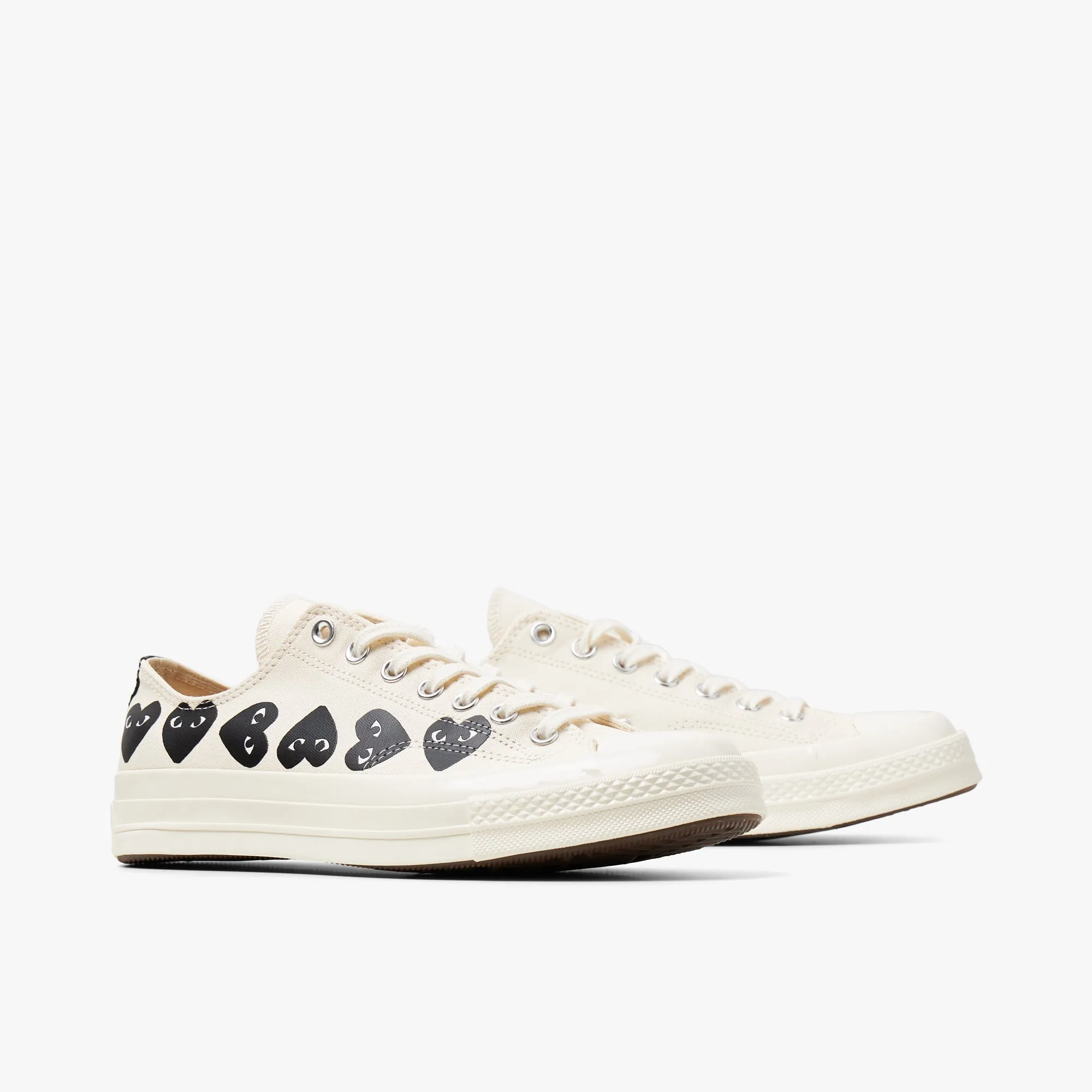 Converse x COMME des GARÇONS PLAY Chuck 70 Ox / Multi Heart Beige sold by Livestock product image thumbnail 3