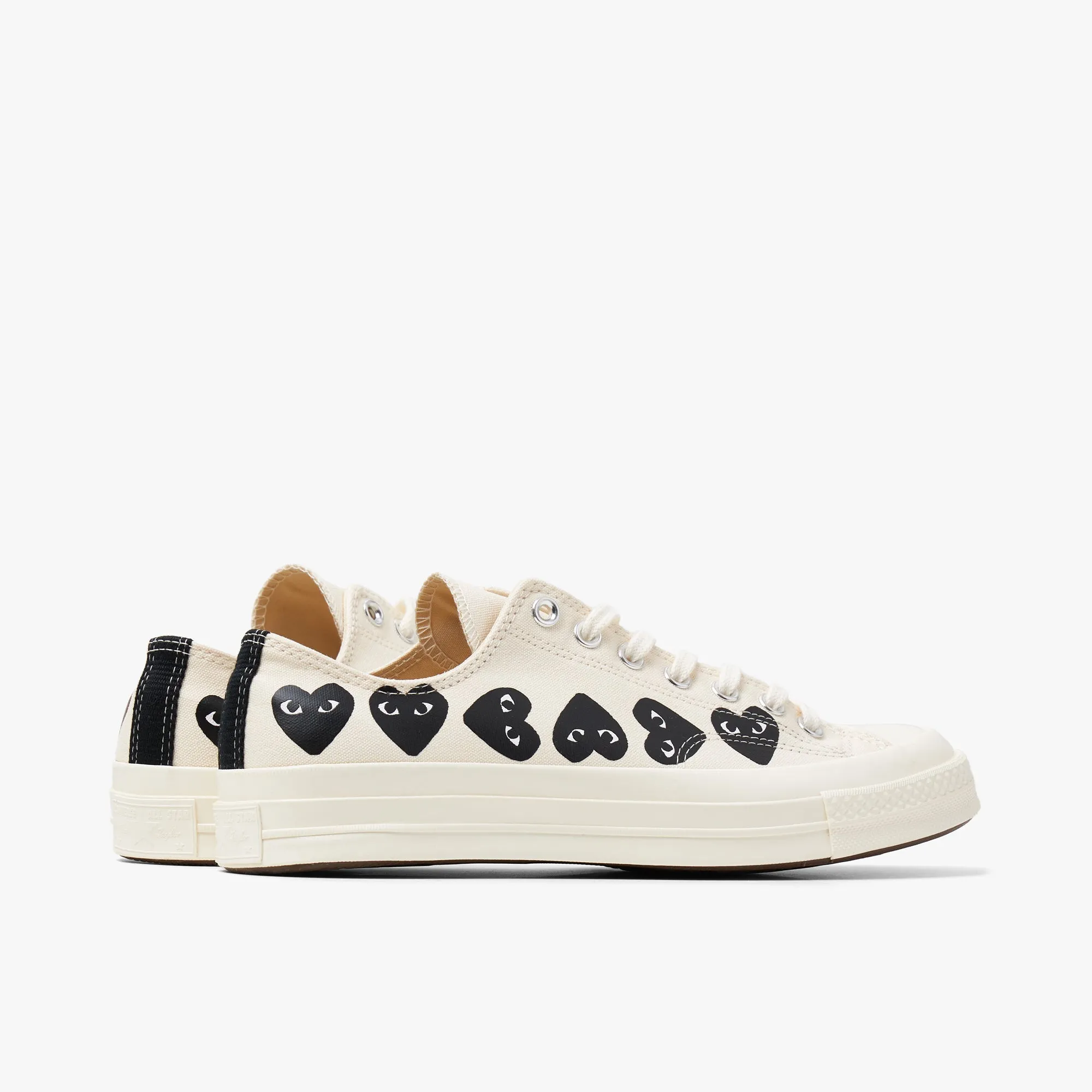 Converse x COMME des GARÇONS PLAY Chuck 70 Ox / Multi Heart Beige sold by Livestock product image thumbnail 4