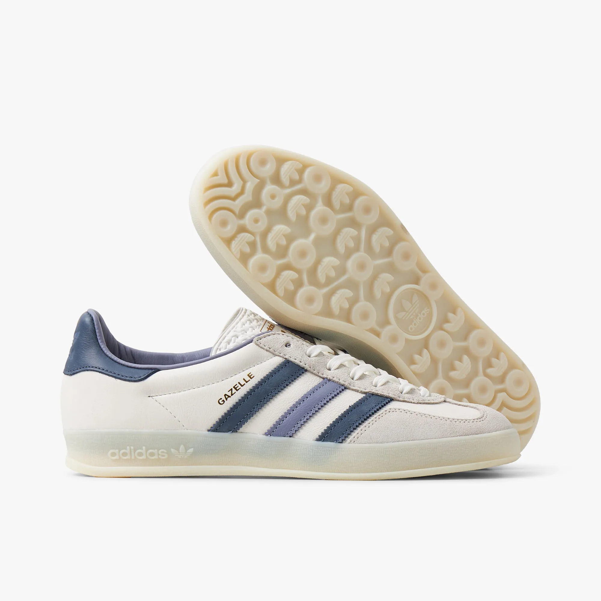 ★Adidas★Gazelle Indoor Core White Preloved Ink★ Adidas Gazelle Indoor (Core White/Preloved Ink Mel/Off White