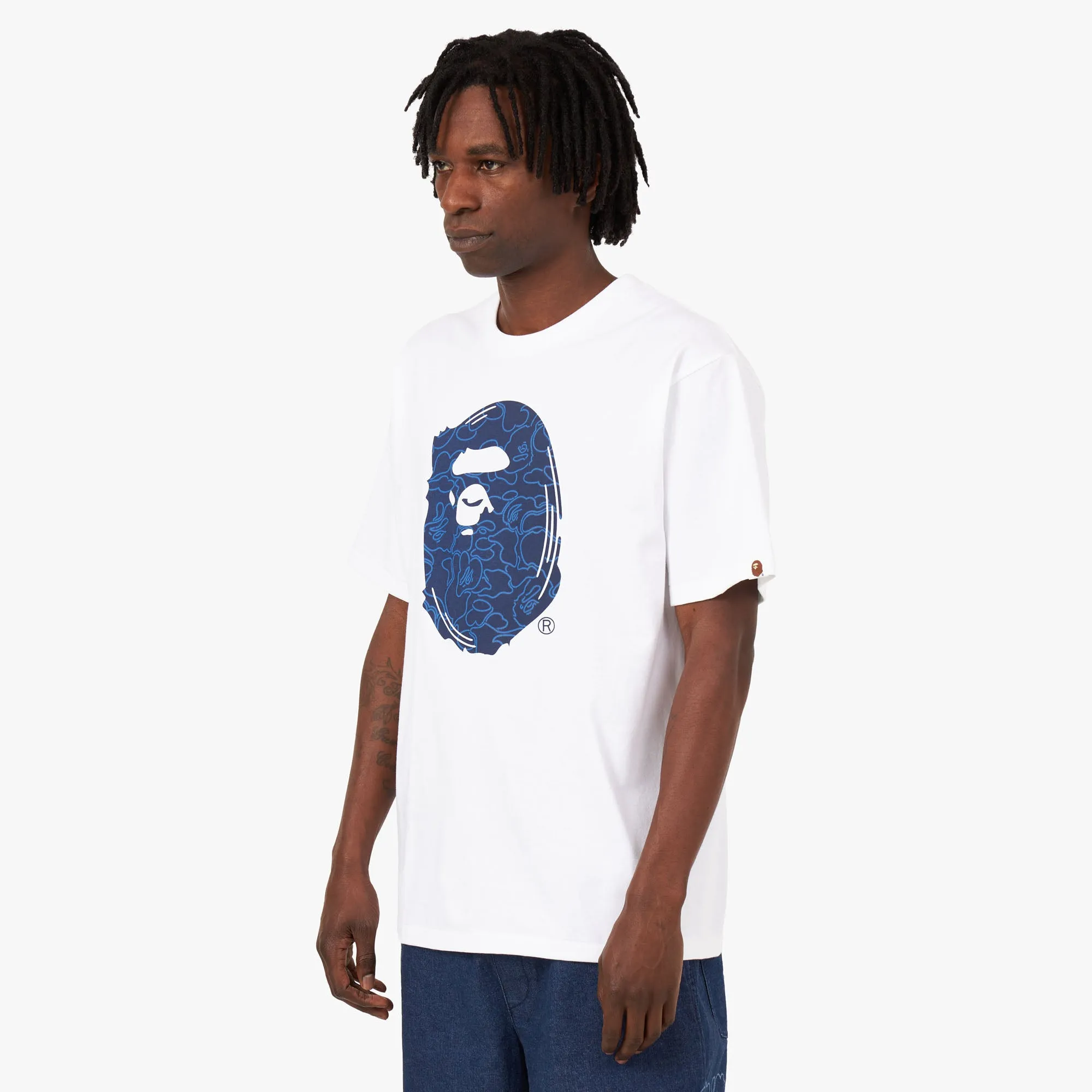 BAPE 30th Anniversary T-shirt White / Navy sold by Livestock product image thumbnail 3