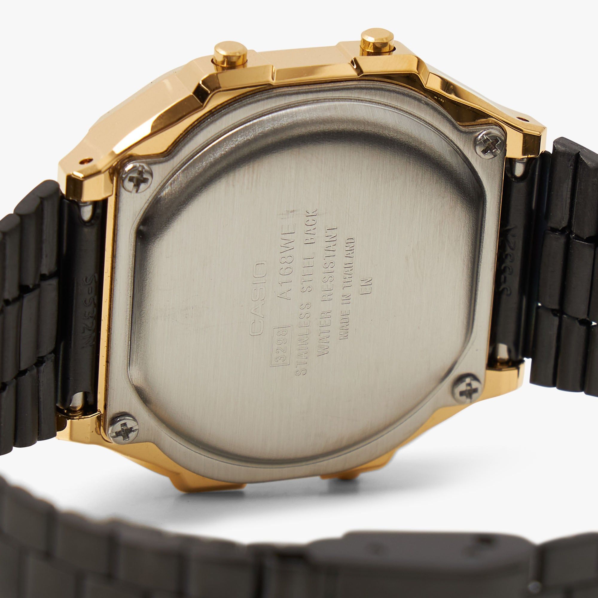 Casio A168WEGB-1BVT Black / Gold sold by Livestock product image thumbnail 5