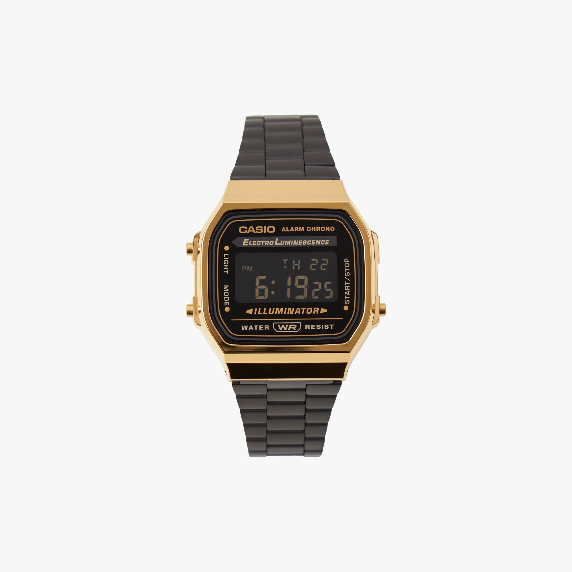 Casio A168WEGB-1BVT Black / Gold sold by Livestock
