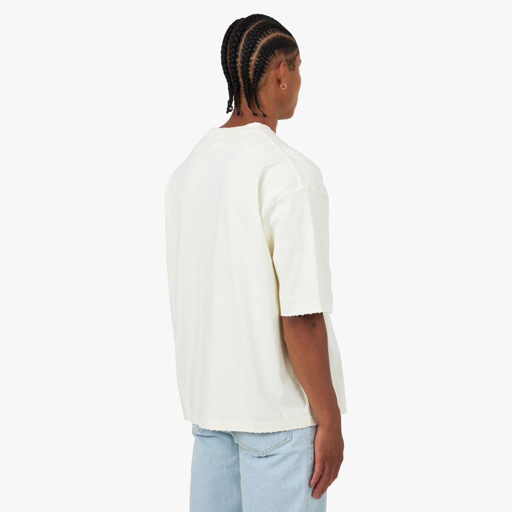 Honor The Gift Embroidered Pocket T-shirt / Bone sold by Livestock product image thumbnail 3