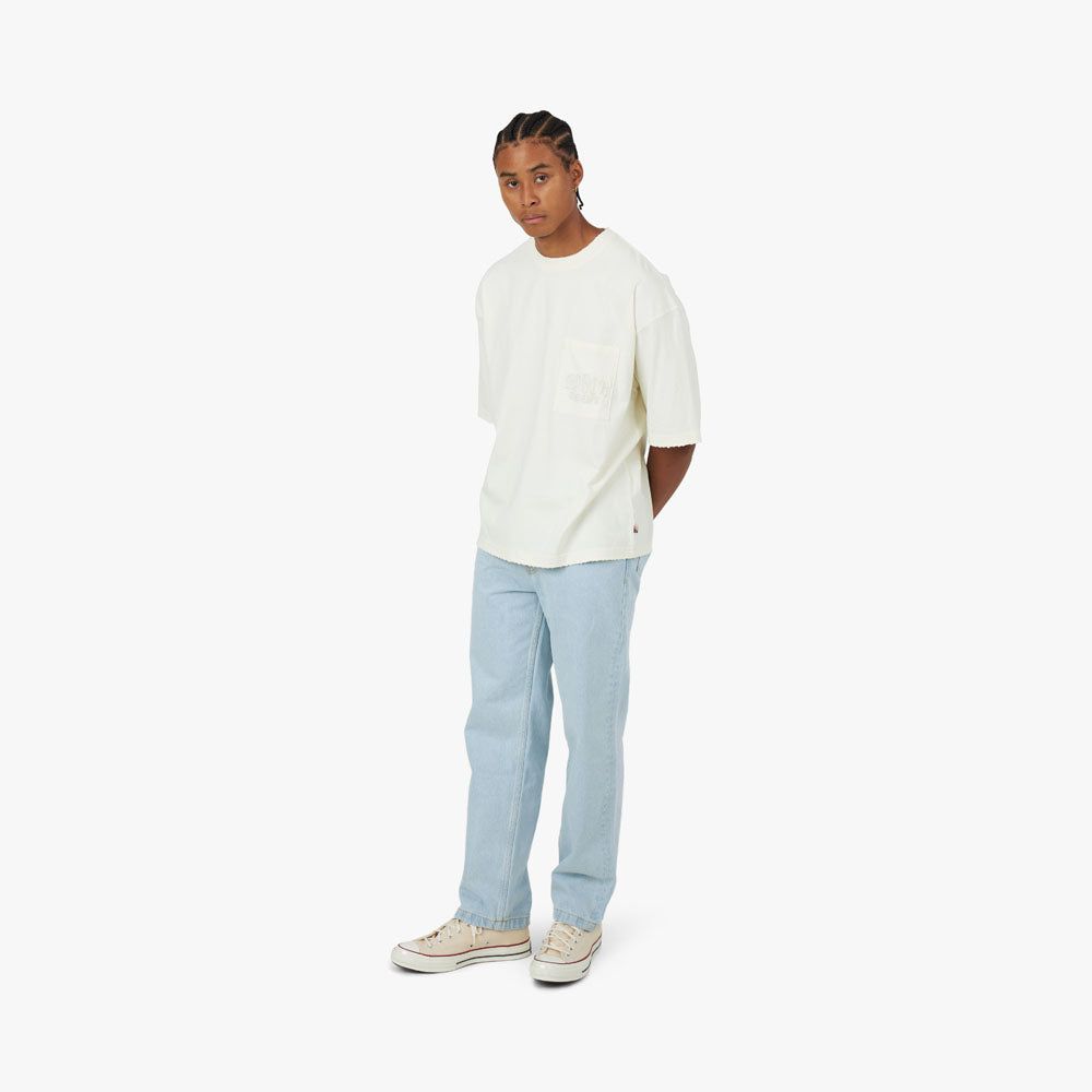 Honor The Gift Embroidered Pocket T-shirt / Bone sold by Livestock product image thumbnail 5