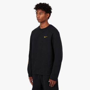 Nike NOCTA Tech Fleece Crewneck Black / University Gold sold by Livestock