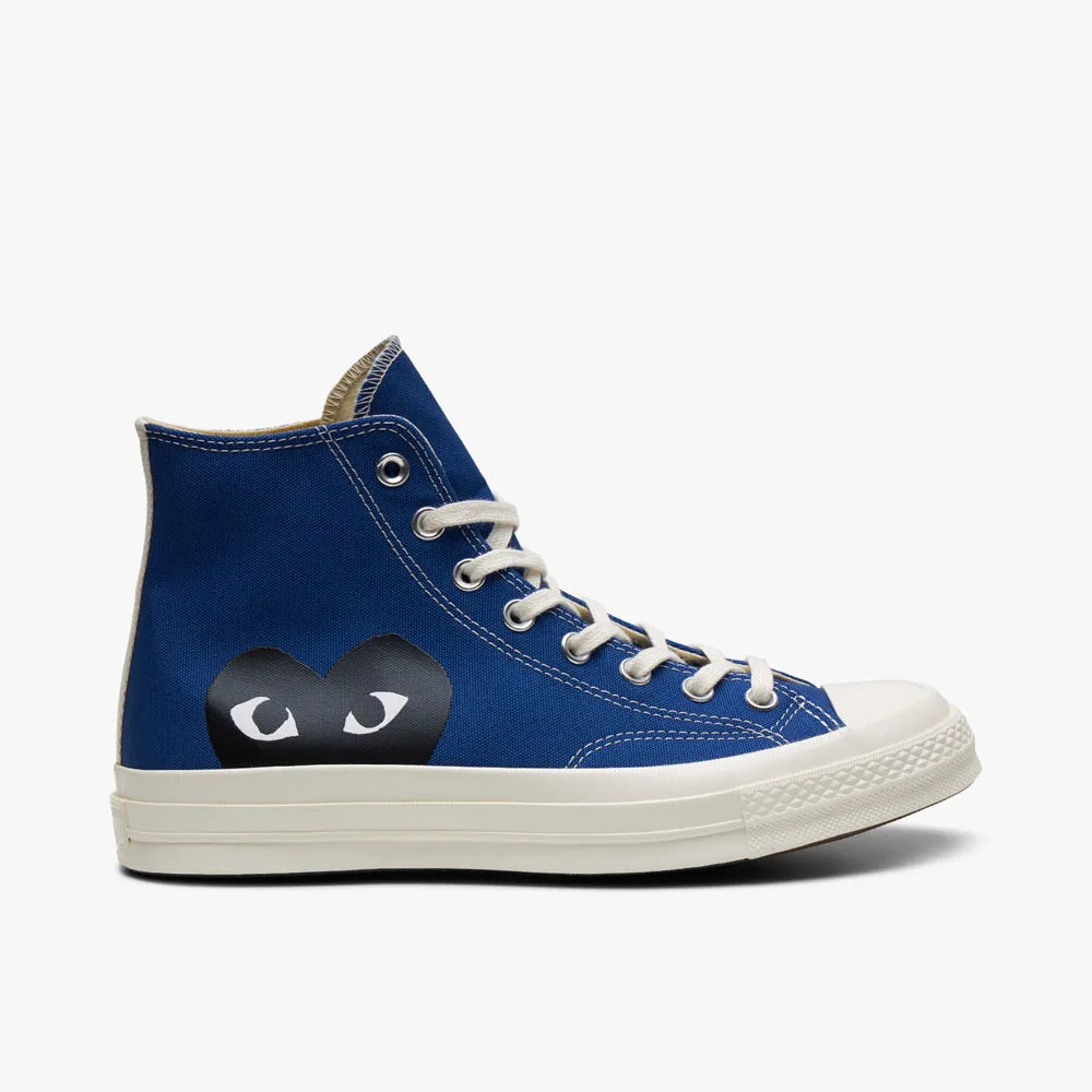 Converse x COMME des GARÇONS PLAY Chuck Taylor Hi / Navy sold by Livestock