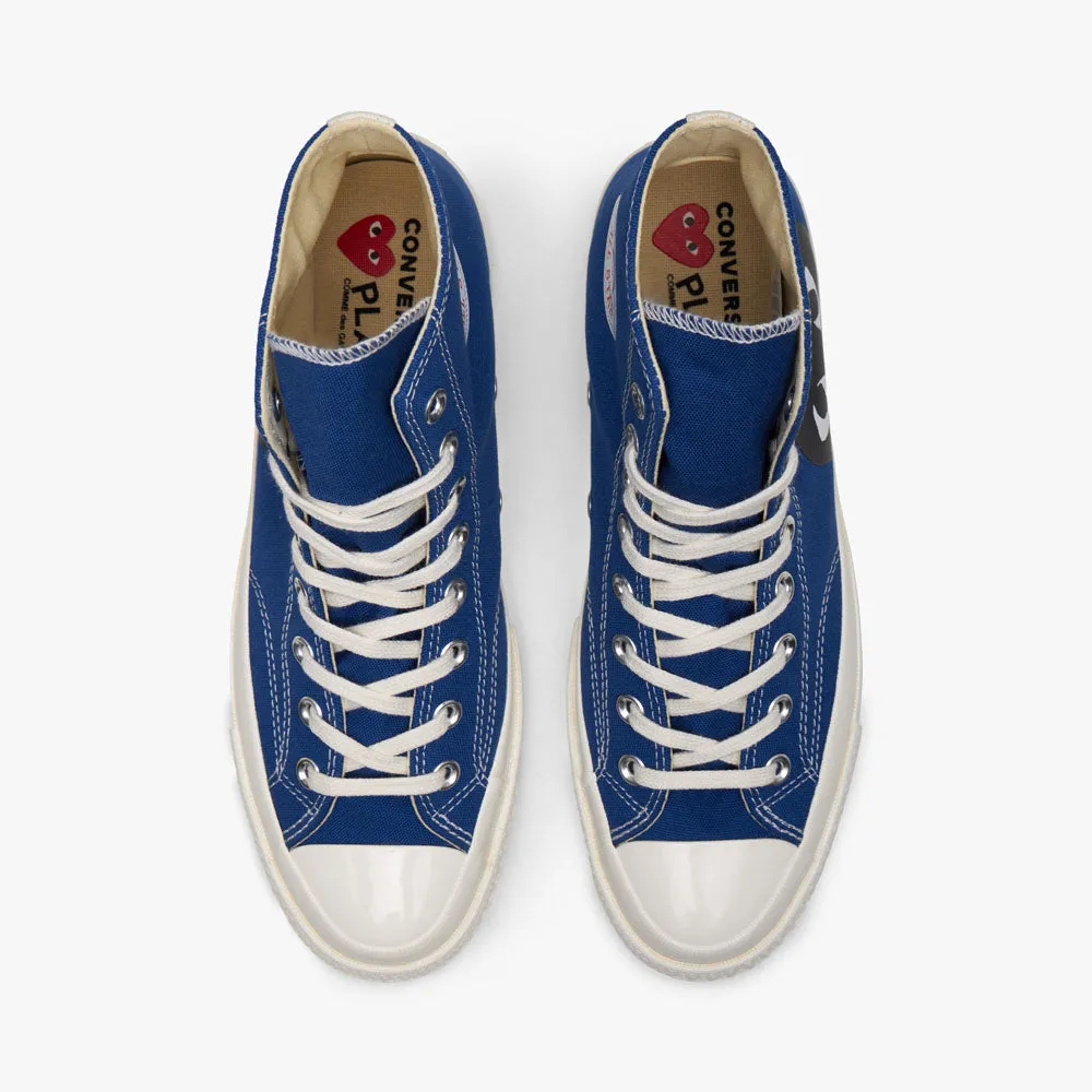 Converse x COMME des GARÇONS PLAY Chuck Taylor Hi / Navy sold by Livestock product image thumbnail 5