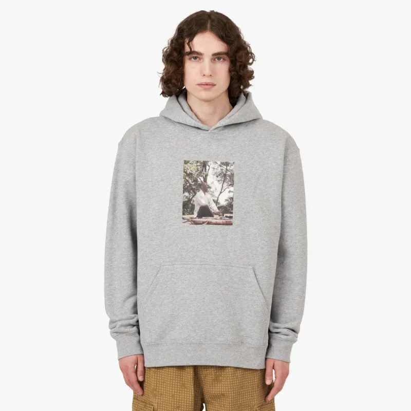 Supervsn Inside Out Pullover Hoodie / Heather Grey made by Livestock