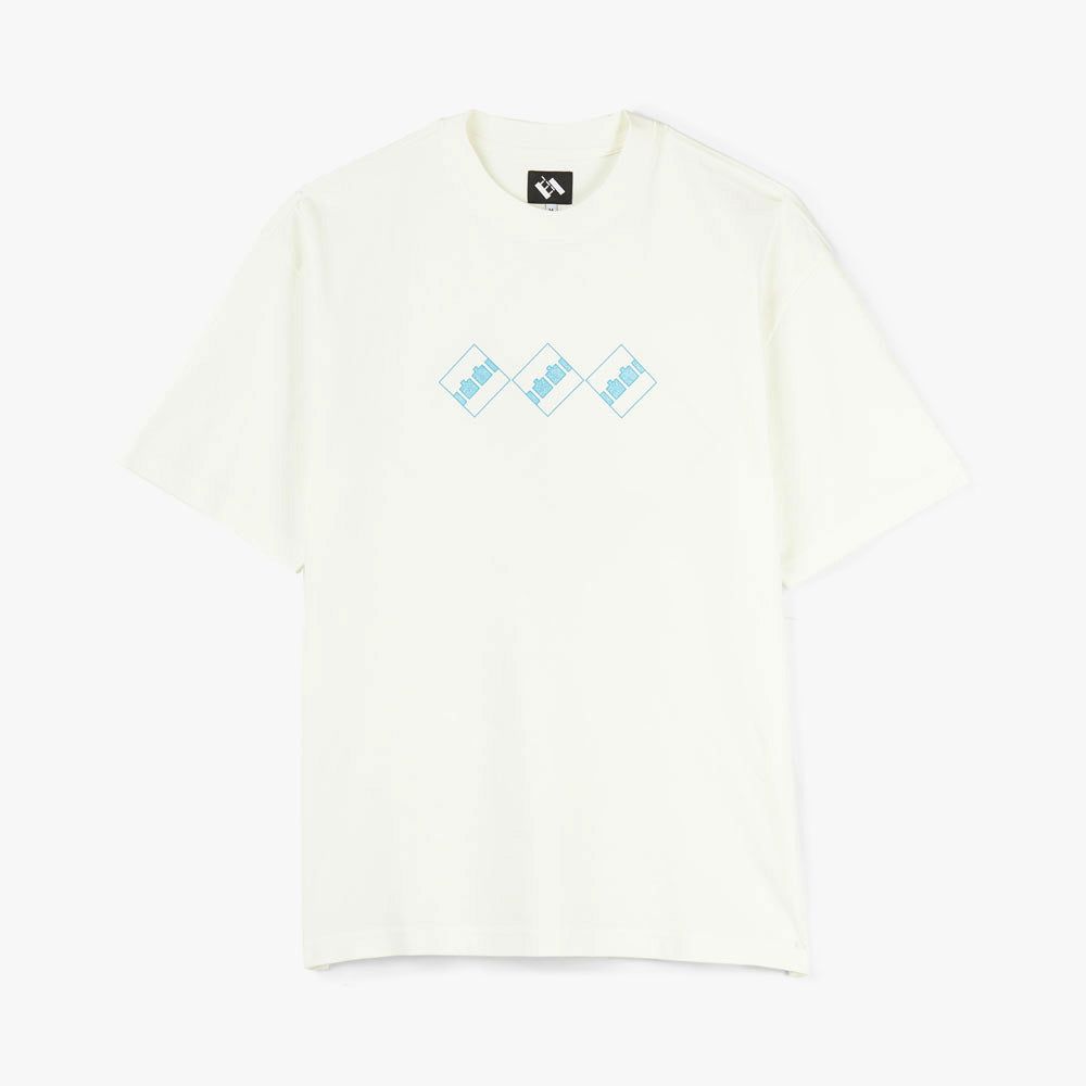 The Trilogy Tapes Block Noise 45 T-shirt / White sold by Livestock product image thumbnail 4