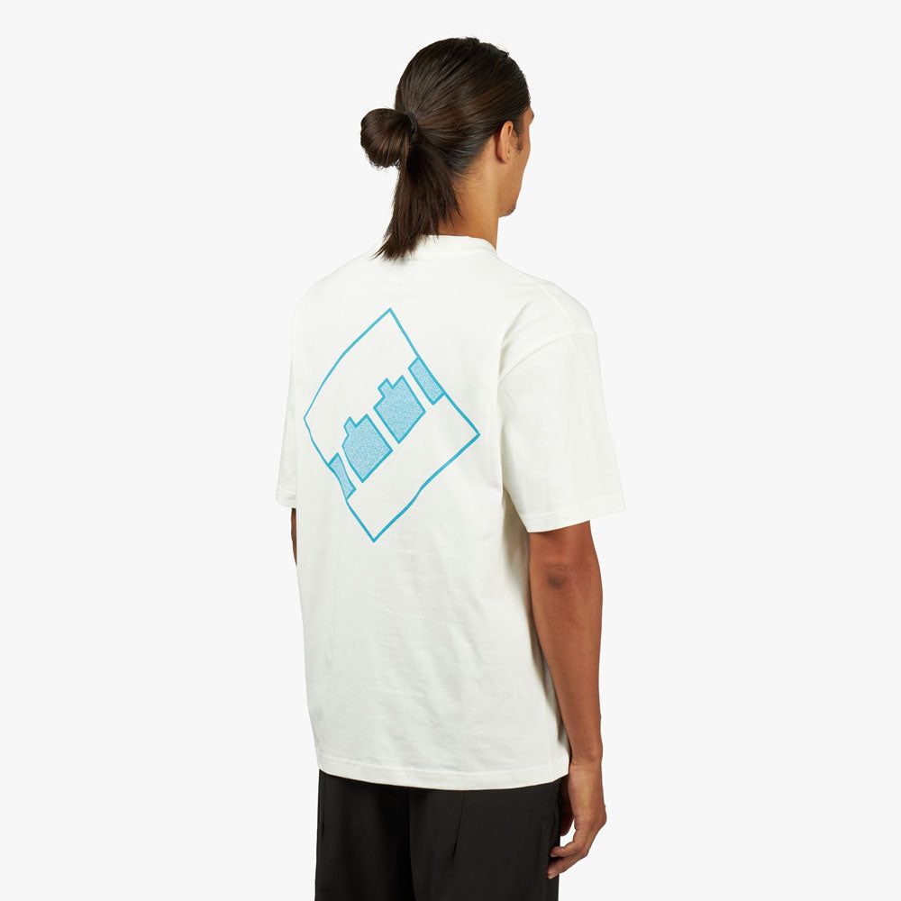 The Trilogy Tapes Block Noise 45 T-shirt / White sold by Livestock product image thumbnail 2