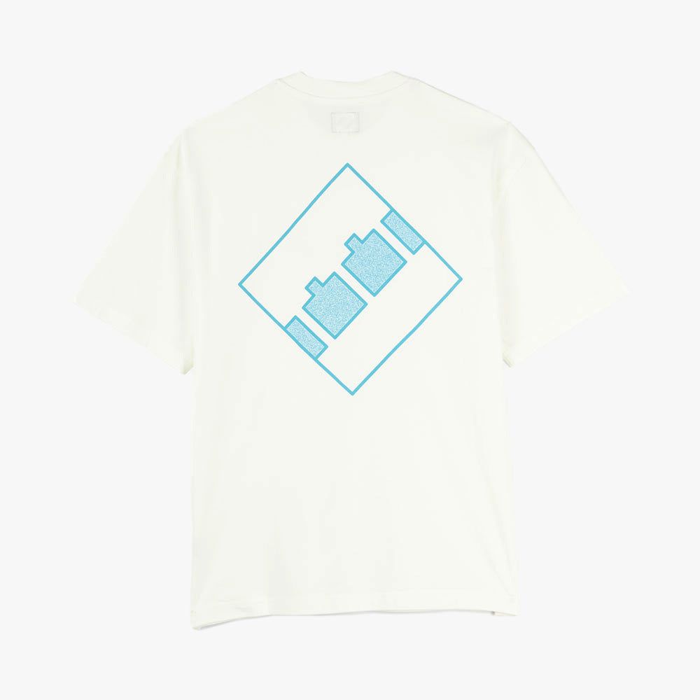 The Trilogy Tapes Block Noise 45 T-shirt / White sold by Livestock product image thumbnail 5
