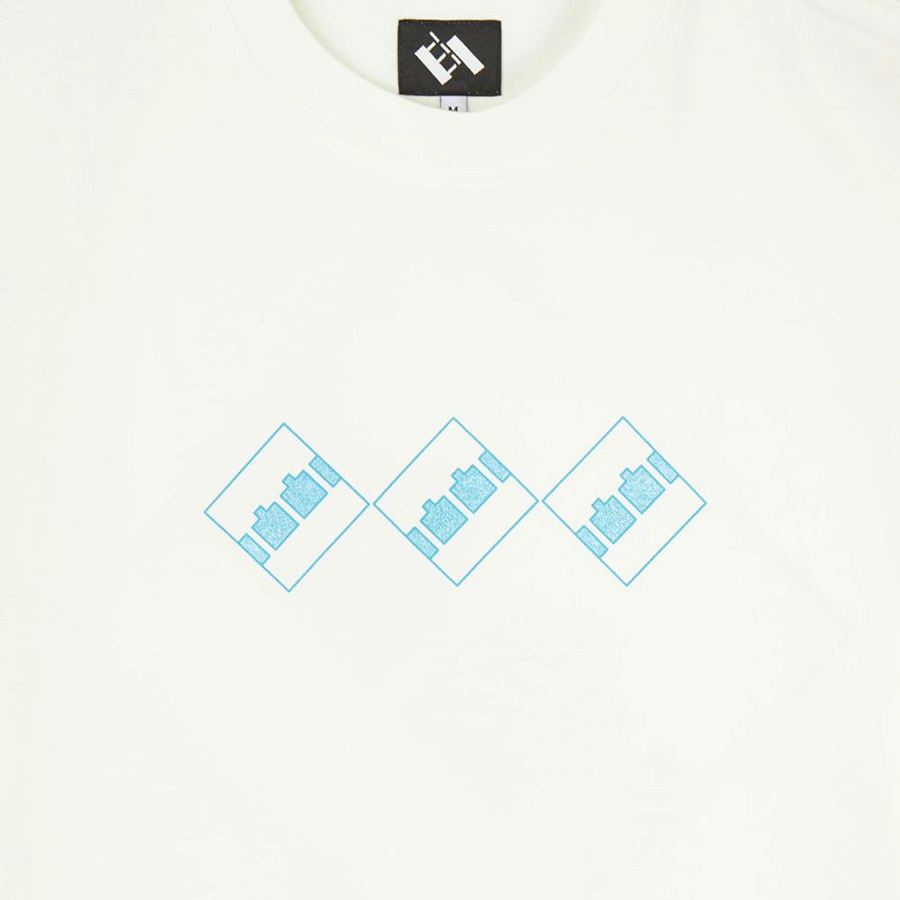 The Trilogy Tapes Block Noise 45 T-shirt / White sold by Livestock product image thumbnail 6