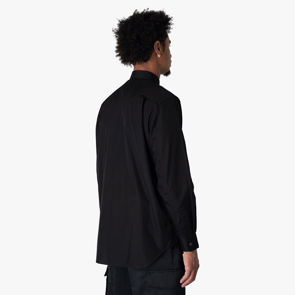 COMME des GARÇONS PLAY Red Heart Button Up Woven Shirt / Black sold by Livestock product image thumbnail 3