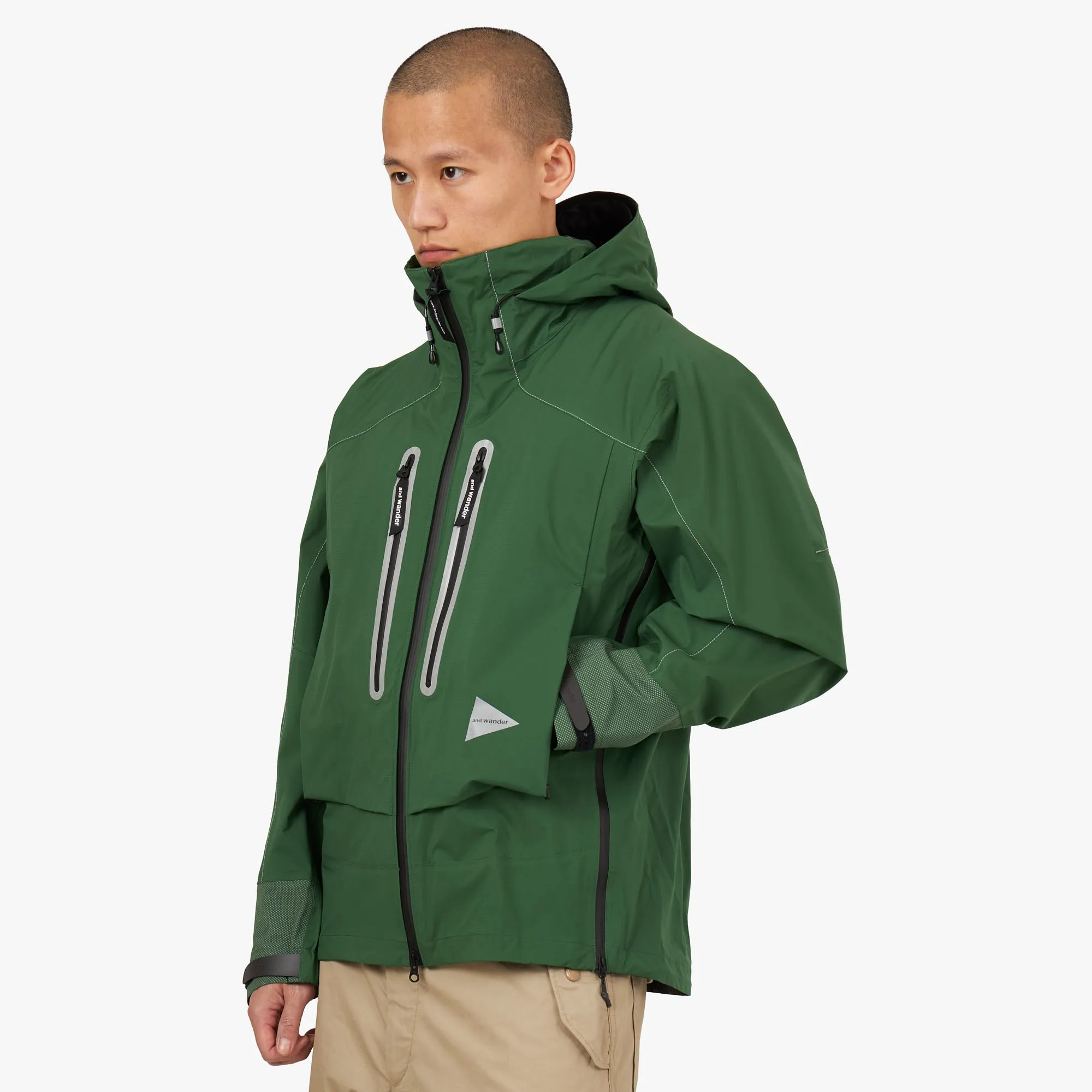 and wander Pertex Shield Rain Jacket / Green sold by Livestock product image thumbnail 2