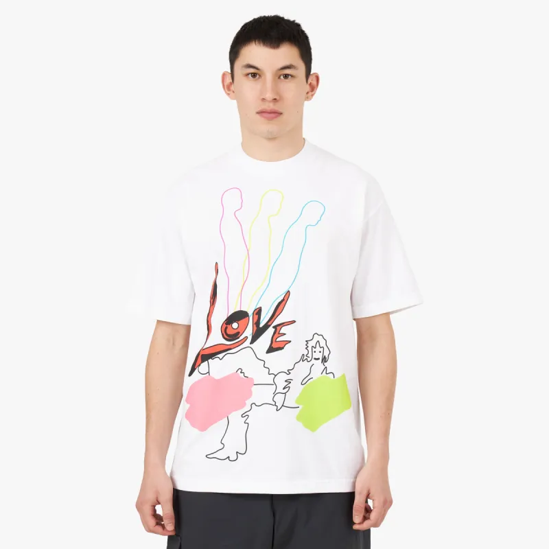 b.Eautiful Date T-shirt / White sold by Livestock