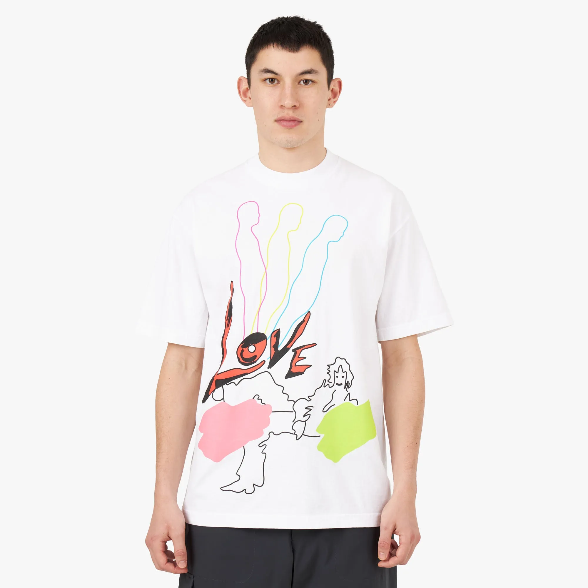 b.Eautiful Date T-shirt / White sold by Livestock