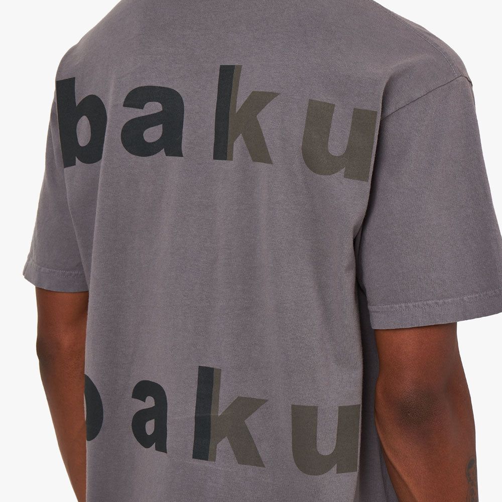 b.Eautiful baku-baku T-shirt / Charcoal sold by Livestock product image thumbnail 5