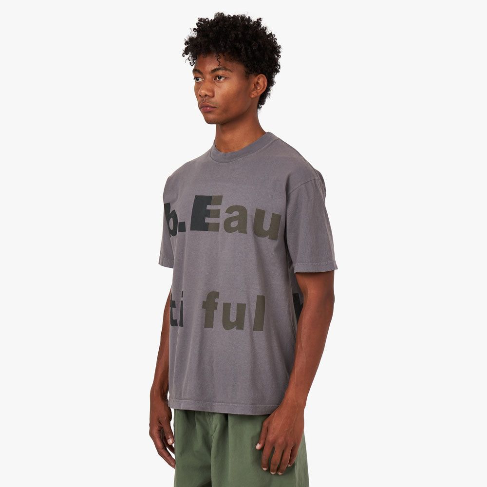 b.Eautiful baku-baku T-shirt / Charcoal sold by Livestock product image thumbnail 2