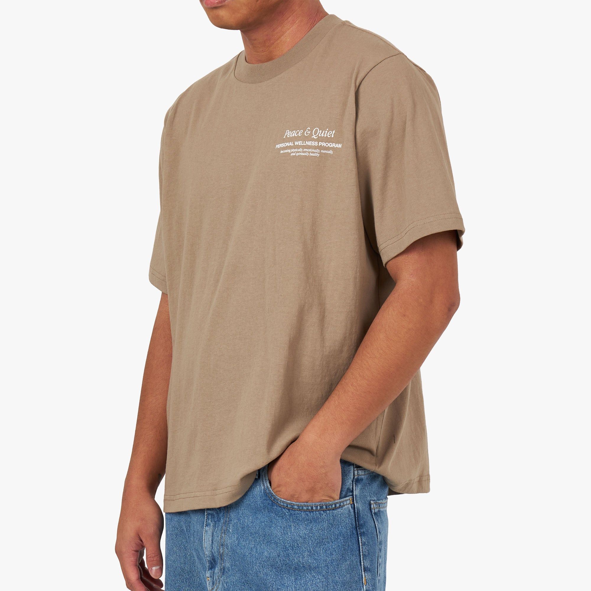 Museum Of Peace And Quiet WELLNESS PROGRAM T-SHIRT / Clay sold by Livestock product image thumbnail 4