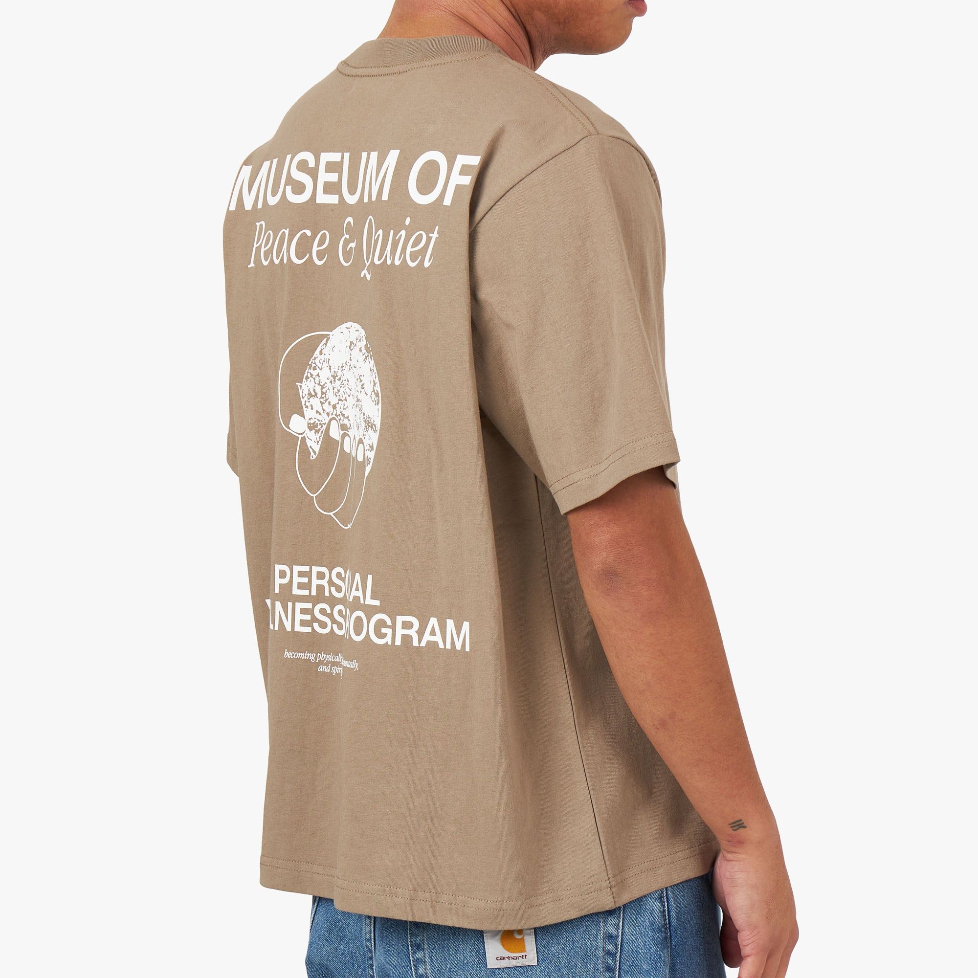Museum Of Peace And Quiet WELLNESS PROGRAM T-SHIRT / Clay sold by Livestock product image thumbnail 5