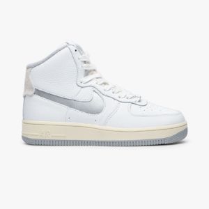 Nike Women's Air Force 1 Sculpt Summit White / Silver - Coconut Milk sold by Livestock