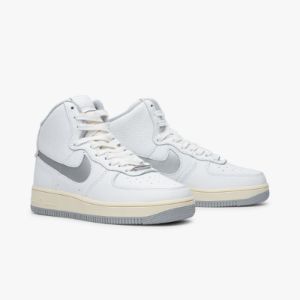 Nike Women's Air Force 1 Sculpt Summit White / Silver - Coconut Milk sold by Livestock