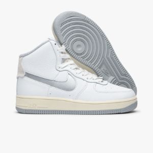Nike Women's Air Force 1 Sculpt Summit White / Silver - Coconut Milk sold by Livestock