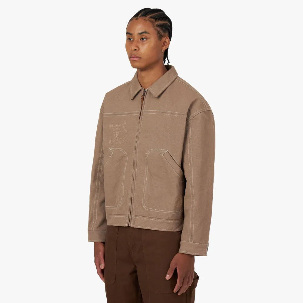 Honor The Gift Script Carpenter Jacket / Light Brown sold by Livestock product image thumbnail 2