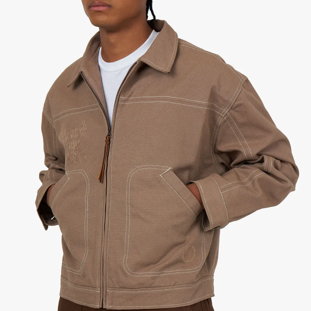 Honor The Gift Script Carpenter Jacket / Light Brown sold by Livestock product image thumbnail 4