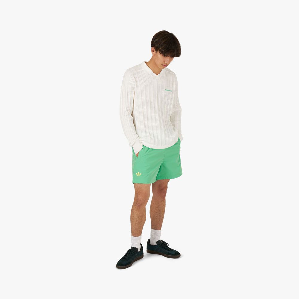 adidas Originals x Pharrell Williams Woven Shorts / Semi Screaming Green sold by Livestock product image thumbnail 7