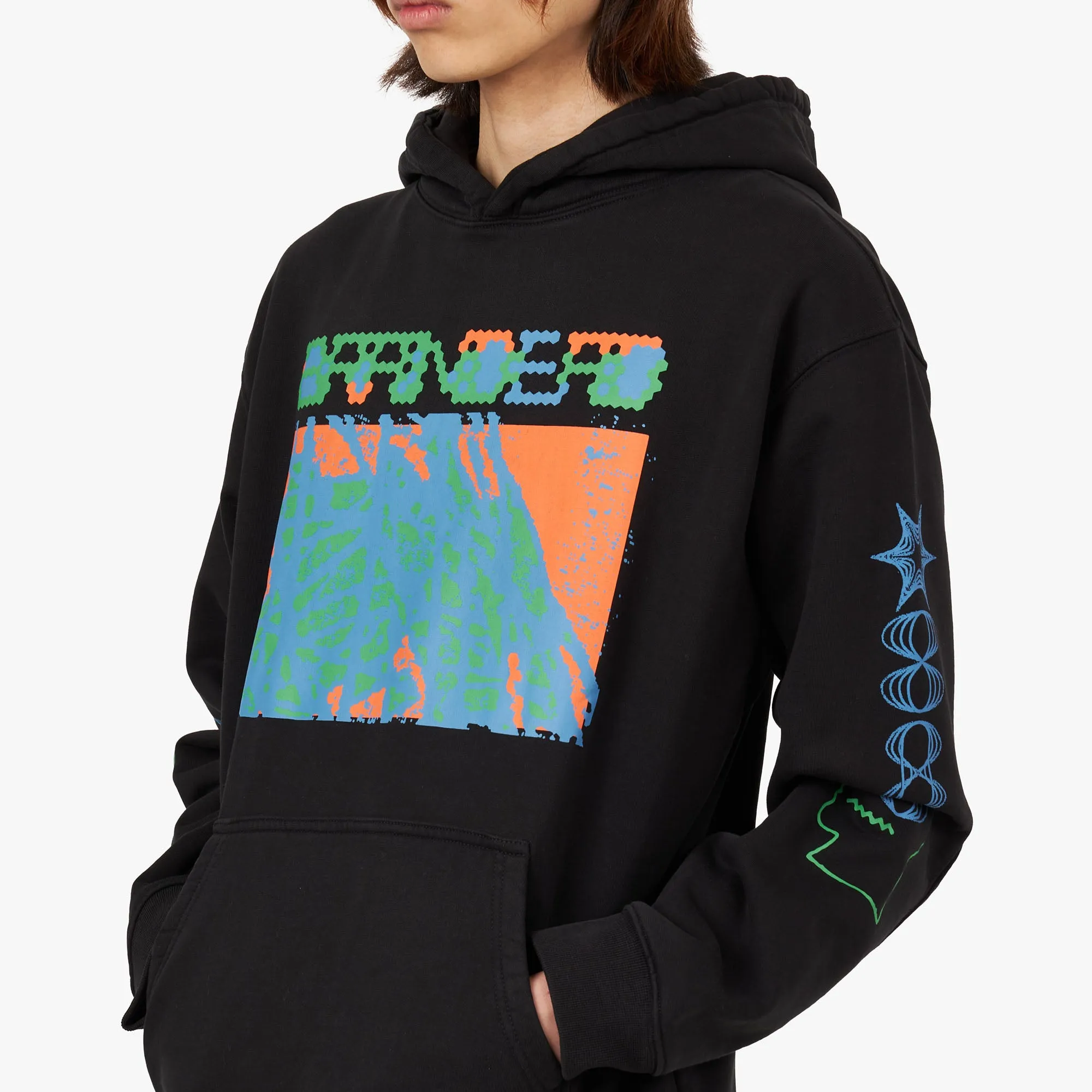 Brain Dead Videosphere Pullover Hoodie / Black sold by Livestock product image thumbnail 4