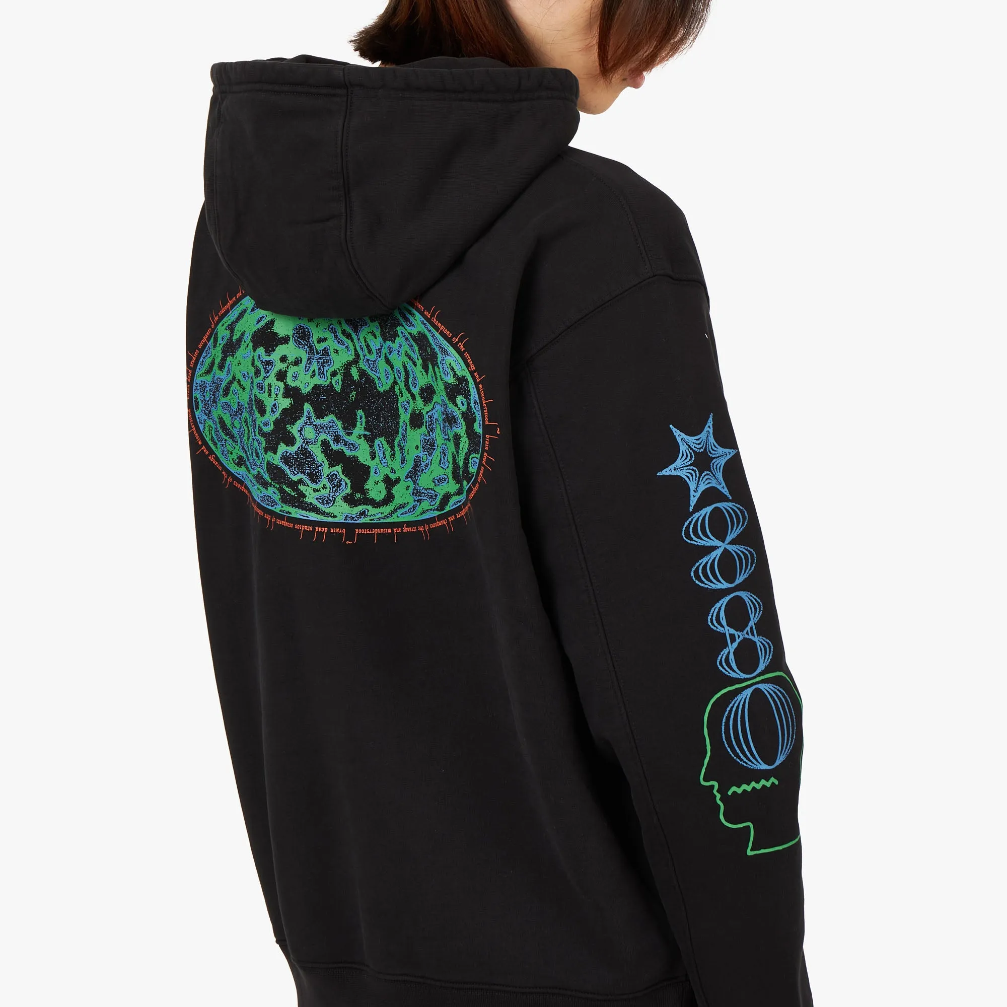 Brain Dead Videosphere Pullover Hoodie / Black sold by Livestock product image thumbnail 5