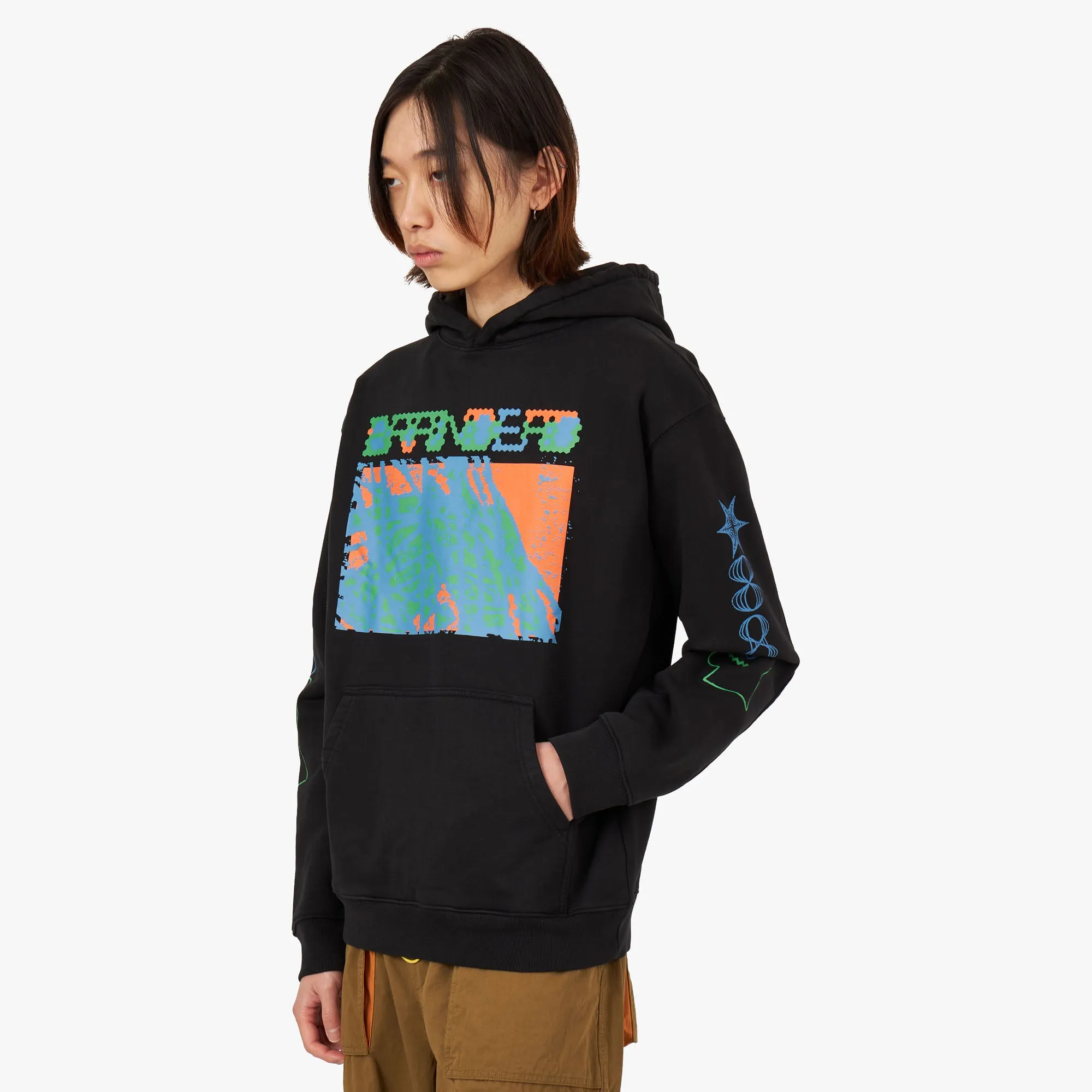 Brain Dead Videosphere Pullover Hoodie / Black sold by Livestock product image thumbnail 2