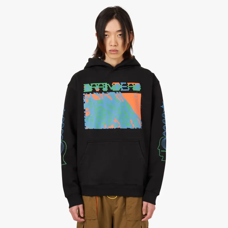 Brain Dead Videosphere Pullover Hoodie / Black sold by Livestock
