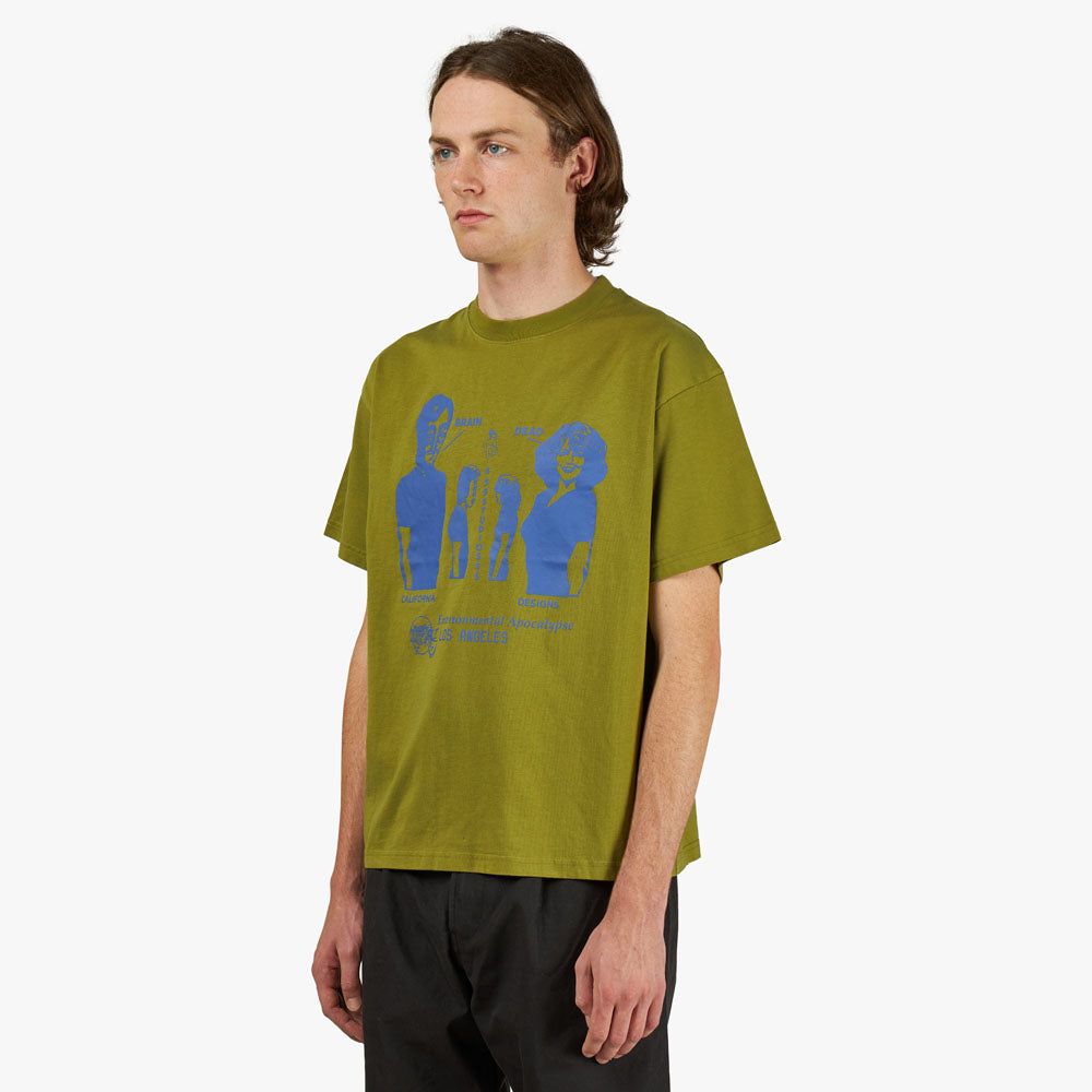 Brain Dead Environmental Apocalypse T-Shirt / Moss sold by Livestock product image thumbnail 2