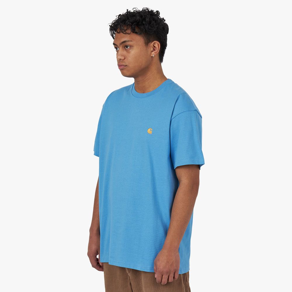 Carhartt WIP Chase T-shirt / Piscine sold by Livestock product image thumbnail 2