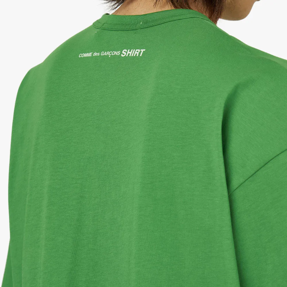 COMME des GARÇONS SHIRT Jersey Logo T-shirt / Green sold by Livestock product image thumbnail 4