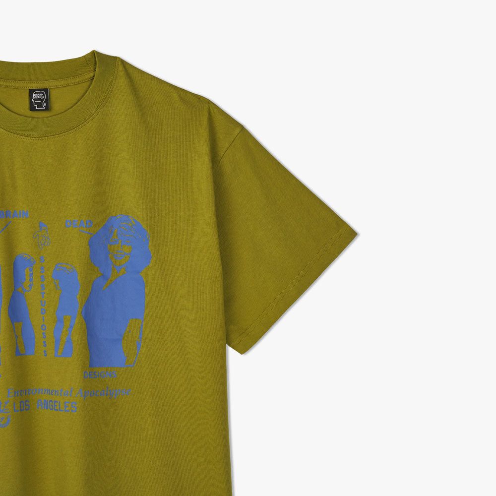Brain Dead Environmental Apocalypse T-Shirt / Moss sold by Livestock product image thumbnail 6