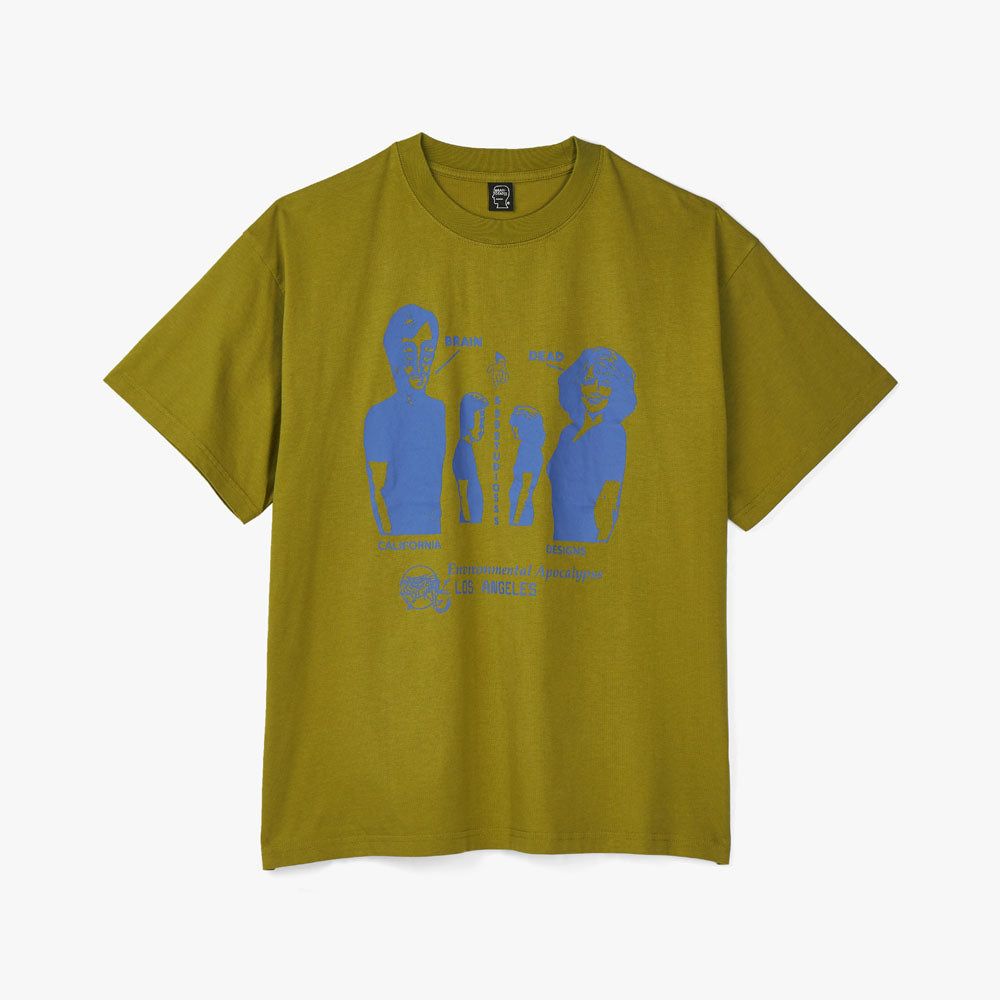 Brain Dead Environmental Apocalypse T-Shirt / Moss sold by Livestock product image thumbnail 4